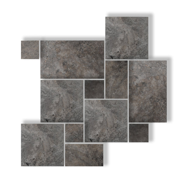 Silver Travertine Tumbled